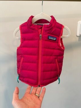 Patagonia Pink Kids Puffy Vest